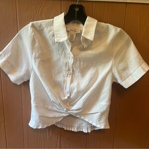 URBAN Romantics Cream Button-Up Shirt